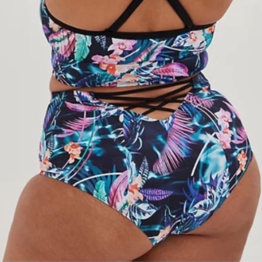 NWOT torrid strappy back swimsuit bottom only - swim brief